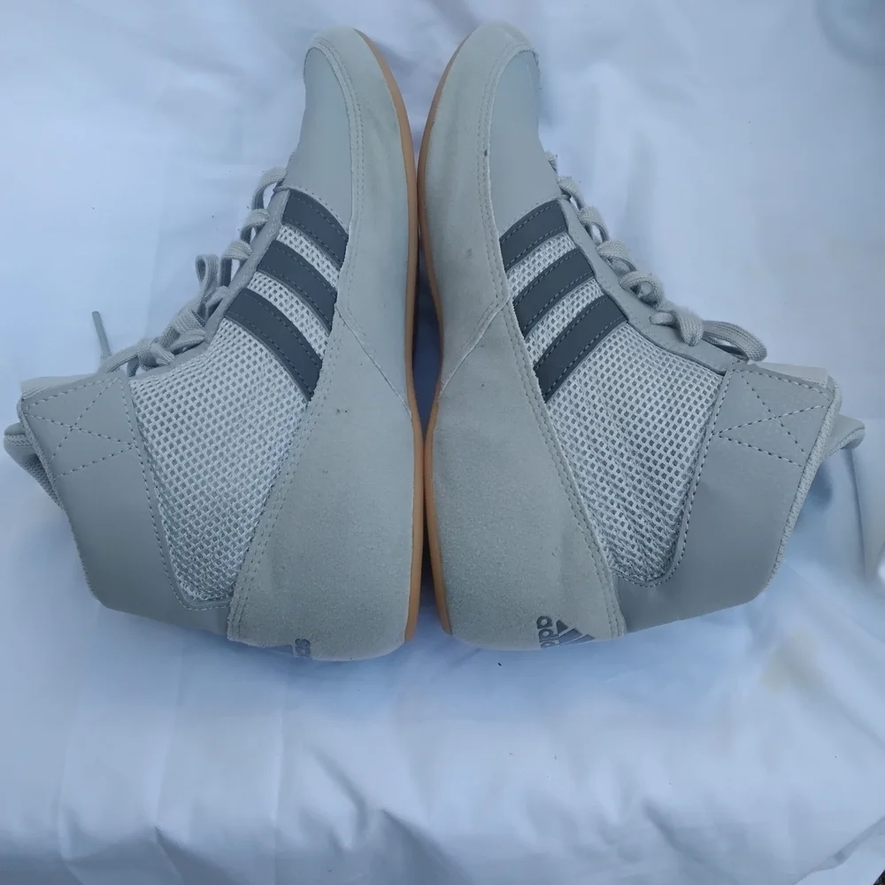 Adidas Gray High-Top Men's Shoes Size 7